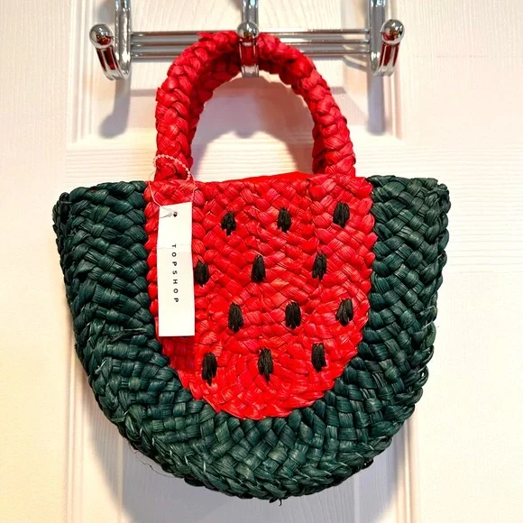 ๐ NWT Topshop watermelon handbag ๐ - Picture 2 of 14